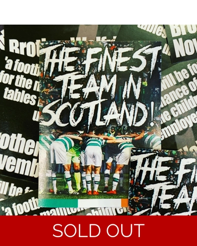 100 Stickers - The Finest Team In Scotland